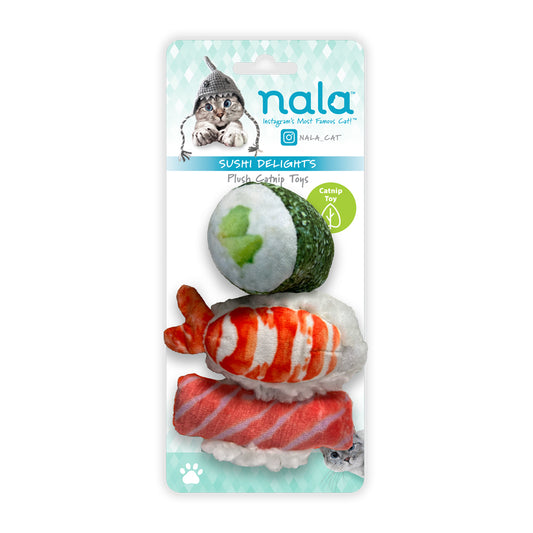 NALA CATNIP SUSHI COMBO, 3 PACK