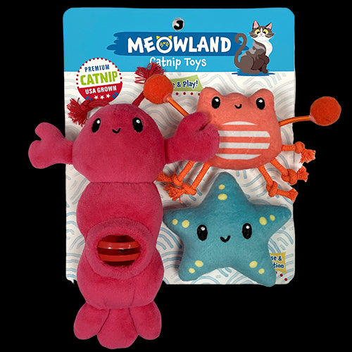 Meowland Beach Catnip 3 pk