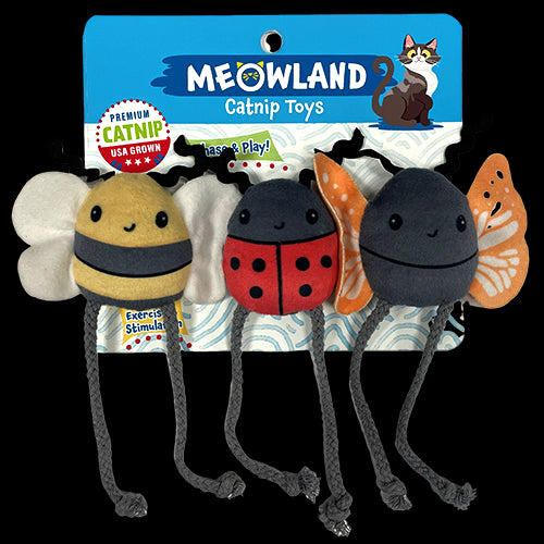 Meowland Critter Catnip 3 pk