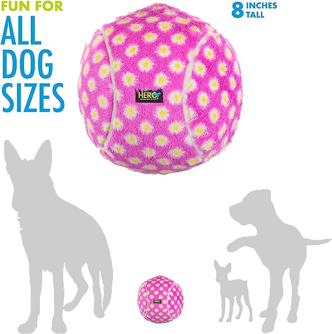 Hero Chuckles Large 8" Plush Ball in Assorted Colors