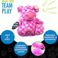 Hero Chuckles Plush Polka-Dotted Pig with 3-in-1 Squeaker