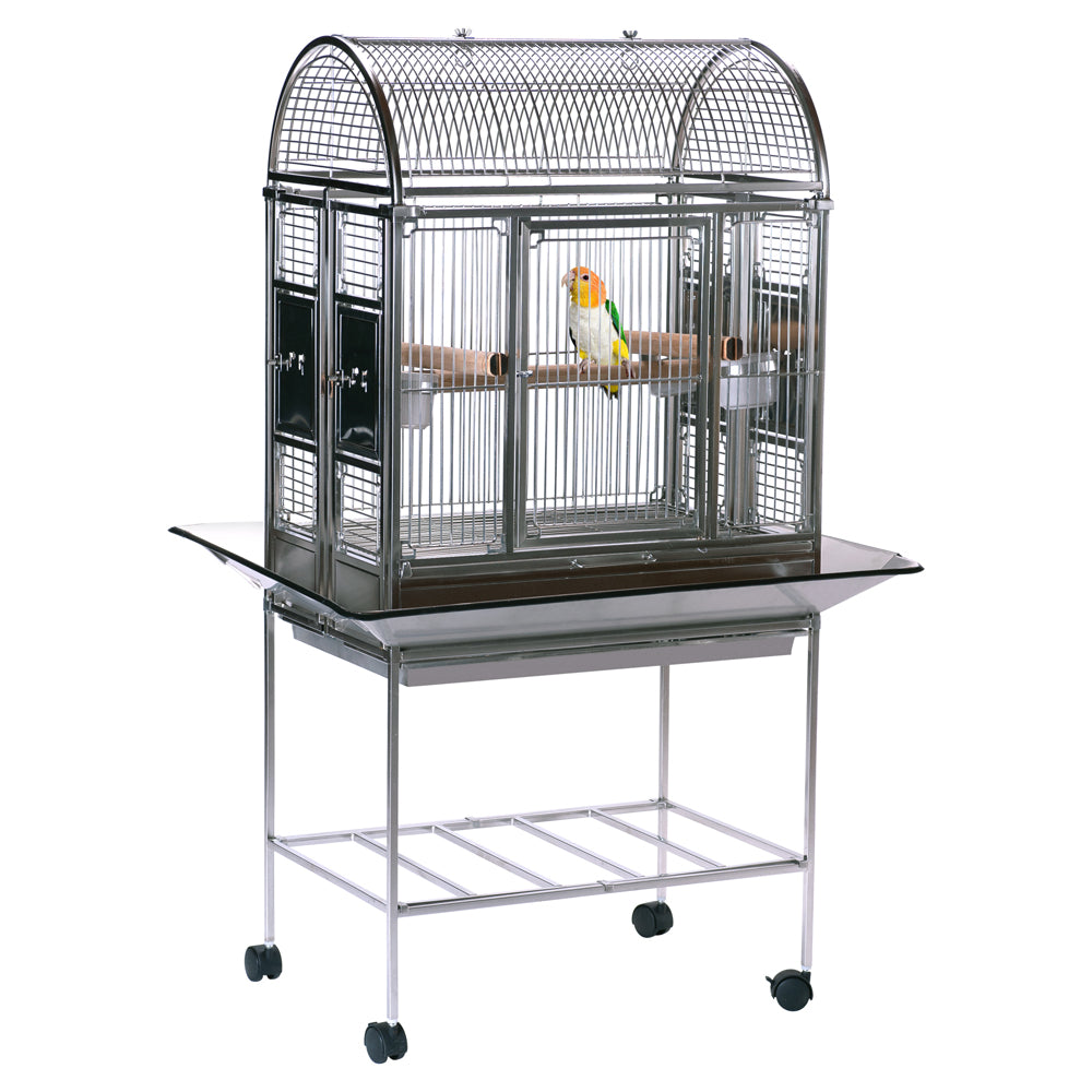 Folding Stainless Steel Ellicott Manor Bird Cage