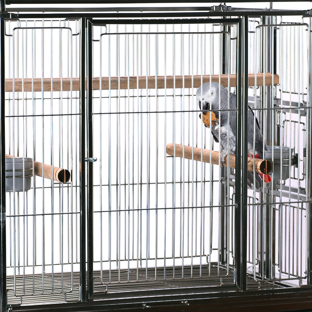 Folding Stainless Steel Chapel Bird Cage