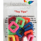 Multi Colored square plastic rings for DIY bird toys