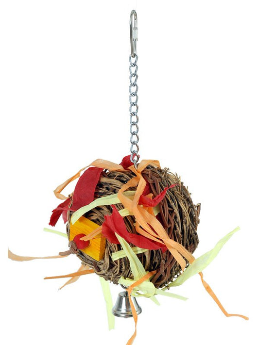 Chew Years Eve bird cage toy