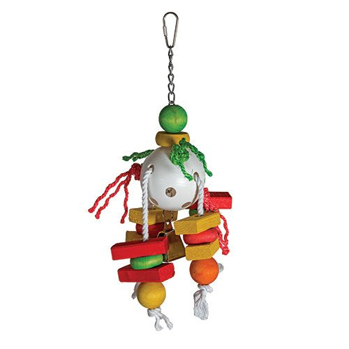 Chew N Ball bird cage toy