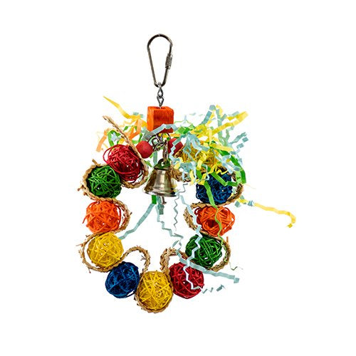 Small Vine Ball Braided Wreath