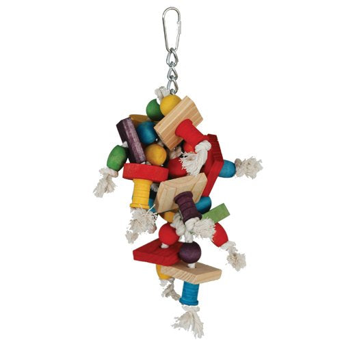 Large hanging thimble bird cage toy