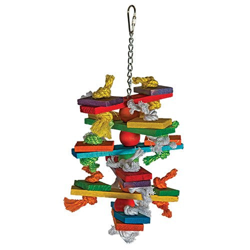 Medium Knots N Slats bird cage toy