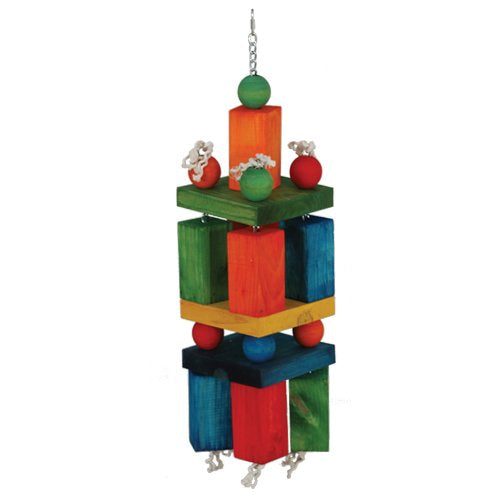 Extra large building blocks bird cage toy