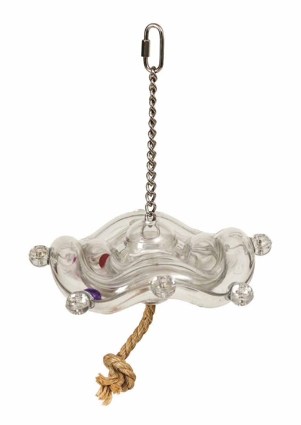 Large silly saucer bird cage toy
