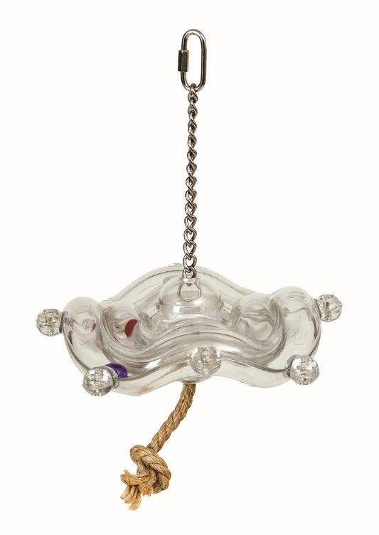 Large silly saucer bird cage toy