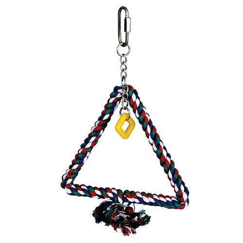 Cotton triangle bird swing