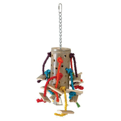 Bamboo spider toy for birds