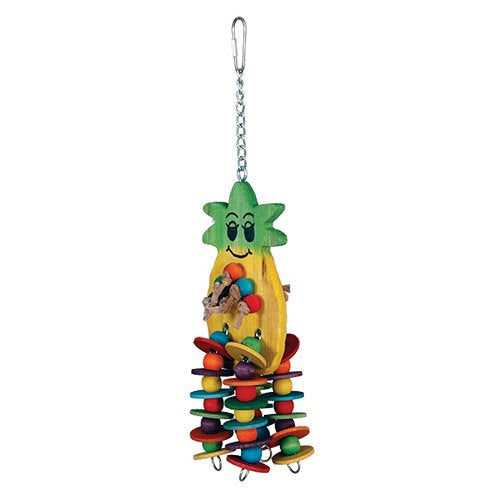 Medium pineapple bird cage toy