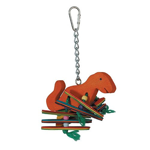 Medium Dinosaur bird cage toy