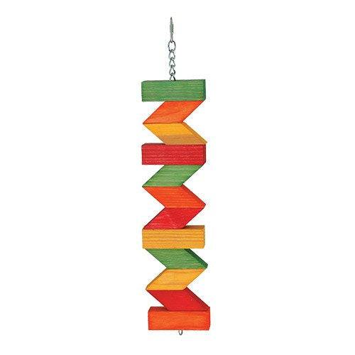 Large Zig Zag Chew bird cage toy