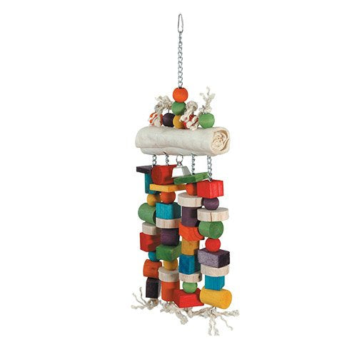 Rawhide Log bird cage toy