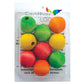 Multi-colored round wood beads for DIY bird toys