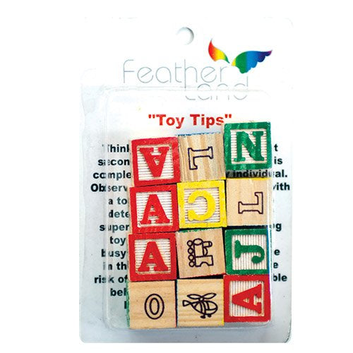 ABC blocks DIY bird toy