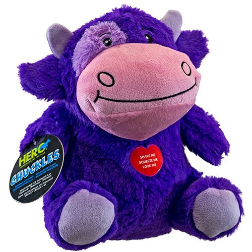 Hero Chuckles 2.0 Cow plush dog toy