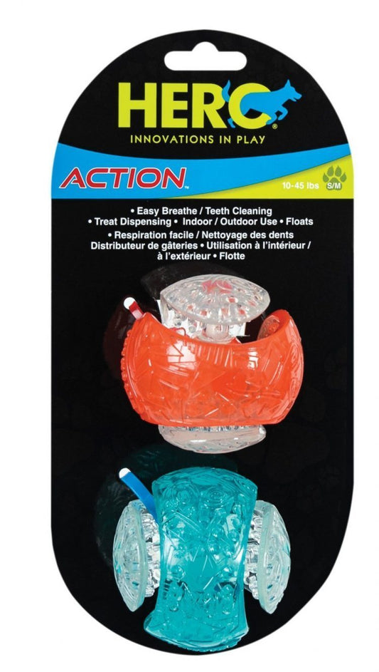 Action small TLC fetch ball twin pack