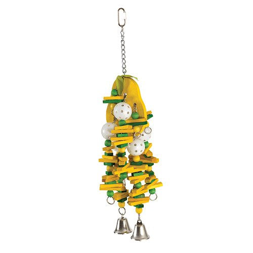 Large pear bird toy