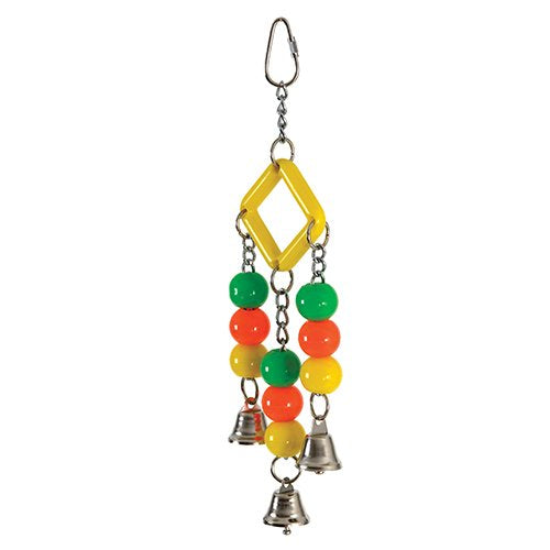 Racket bird cage toy