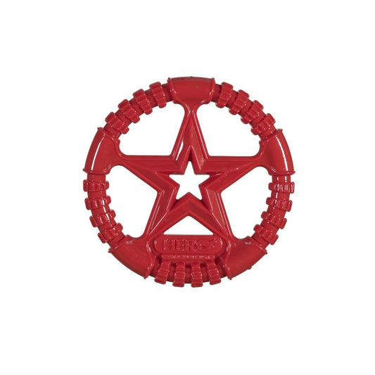 Red large ring dog toy
