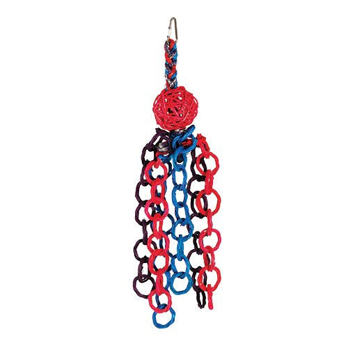 Medium vivid ringlet bird cage toy