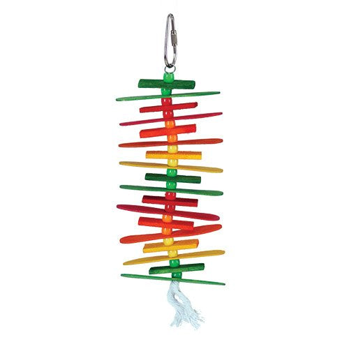 Popsicle Helicopter bird cage toy