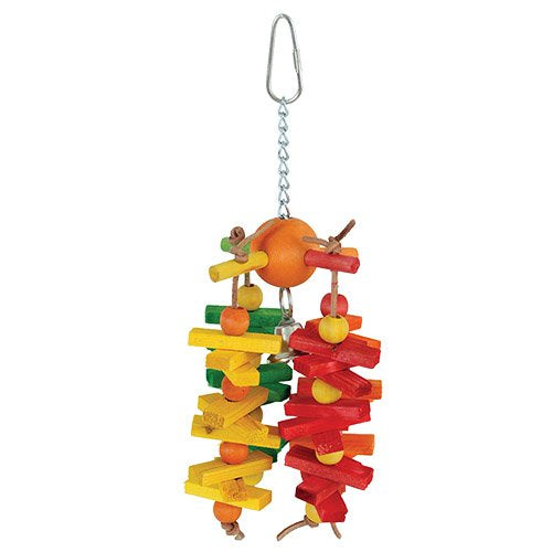 Medium carousel chew bird cage toy