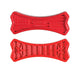 Red medium bone toy for dogs