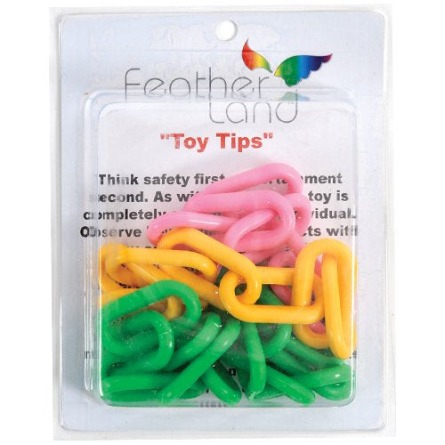 2" link plastic chains for DIY bird toys