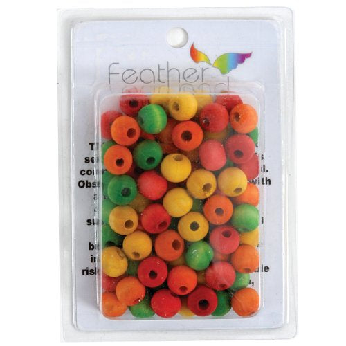 Wood beads for birds DIY bird toy