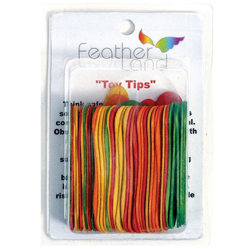 Ice cream sticks for DIY bird toys