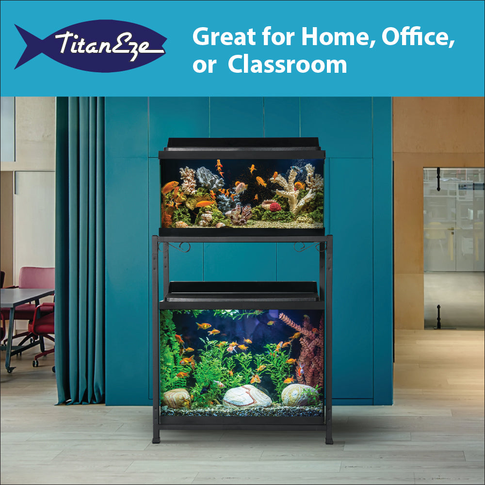 TitanEze 10 Gal Aquarium Stand fish tank feature