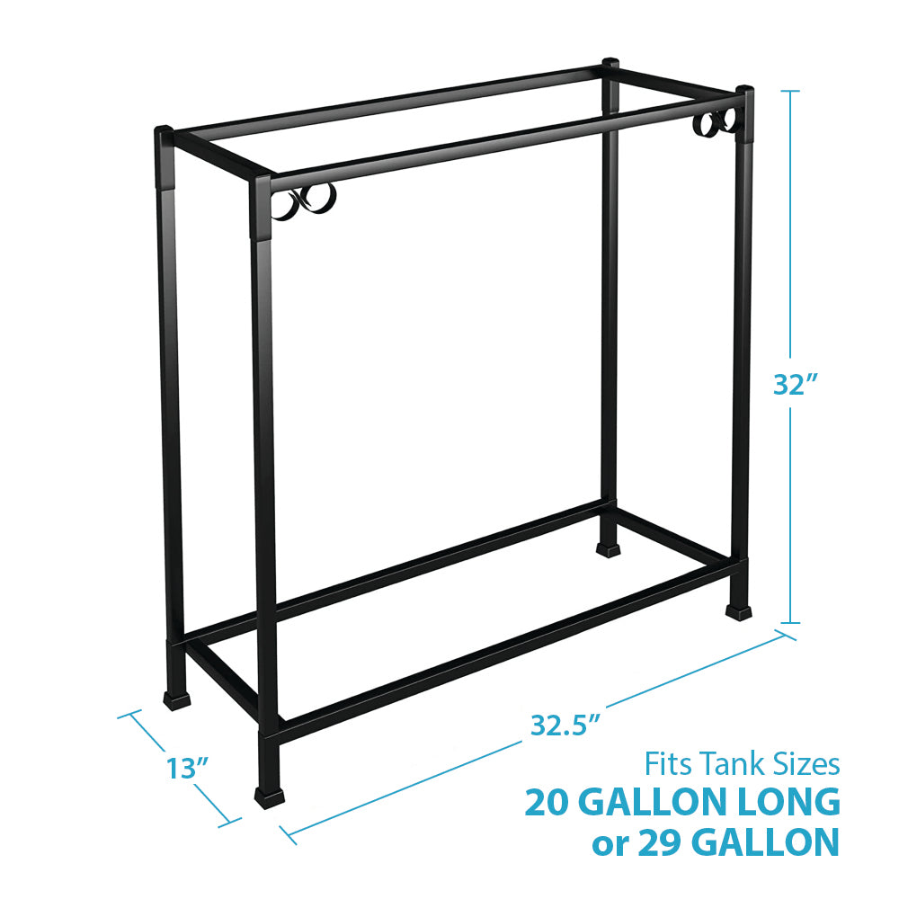 Fish Tank Stand Metal Aquarium Stand for 20 Gallon Long with