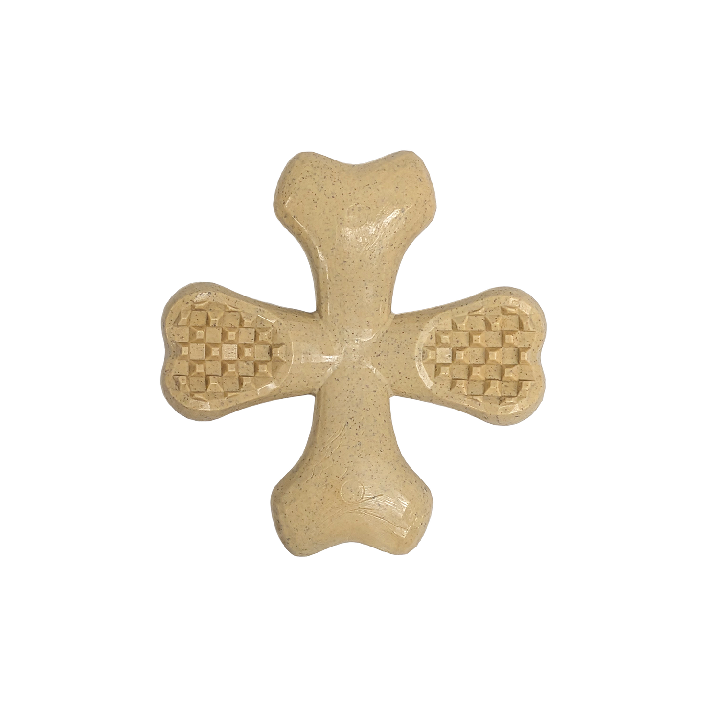 DuraFlex Bacon-Flavored Cross Bone Dog Toy