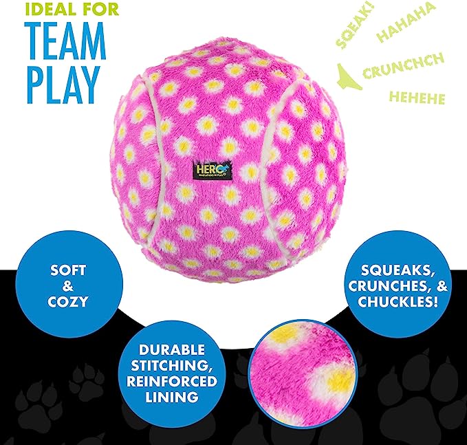 Hero Chuckles Large 8" Plush Ball in Assorted Colors