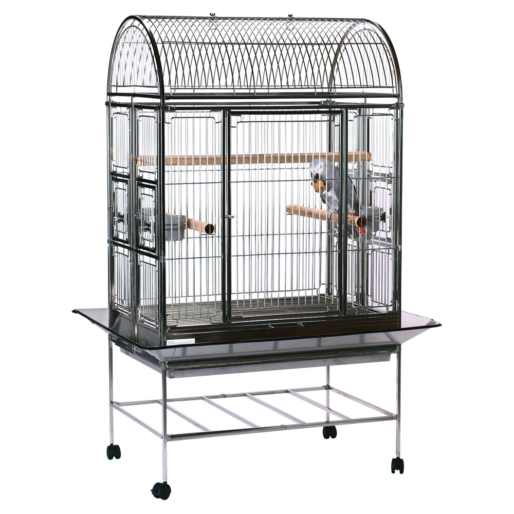 Folding Stainless Steel Chapel Bird Cage