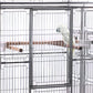 Folding Stainless Steel Alexandria Bird Cage