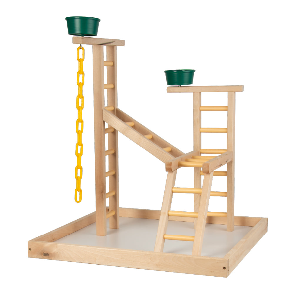 24" Playland Bird Perch with Cups image