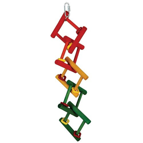 Broken ladder toy for birds