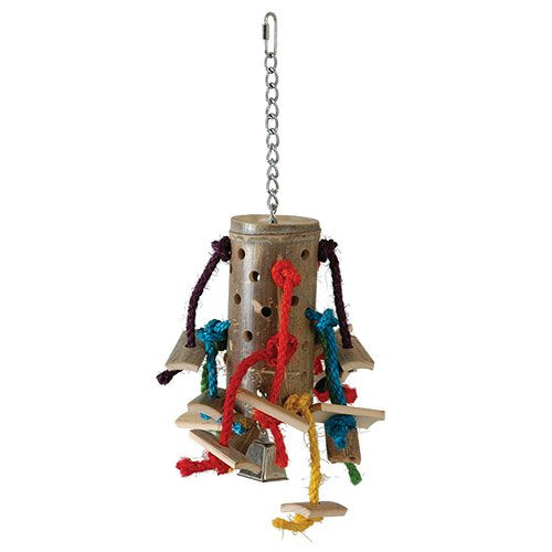 Large bamboo spider bird cage toy