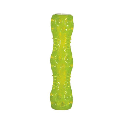 Large green LED dog toy stick