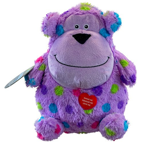Hero Chuckles Bellies Plush Polka-Dotted Monkey with 3-in-1