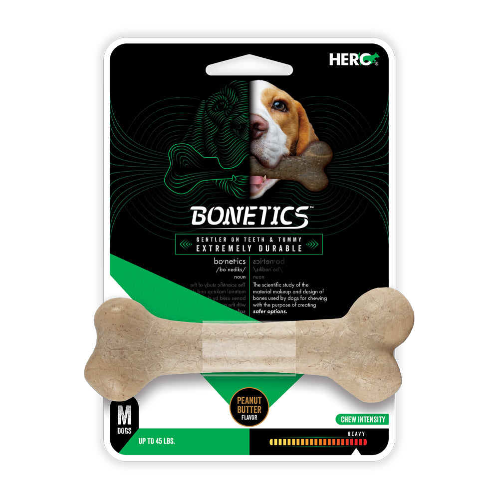 Hero Bonetics™ femur bone dog chew toy for medium dogs