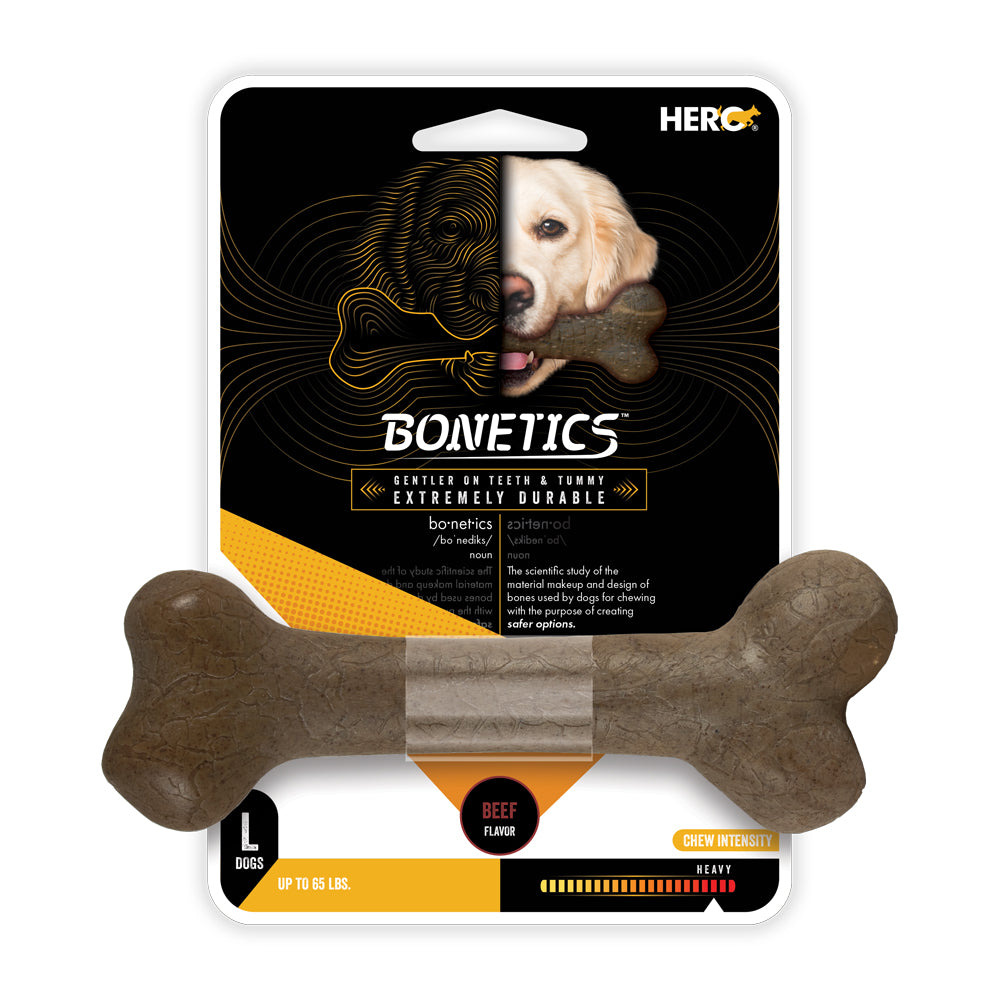 Hero Bonetics™ femur bone dog chew toy for large dogs