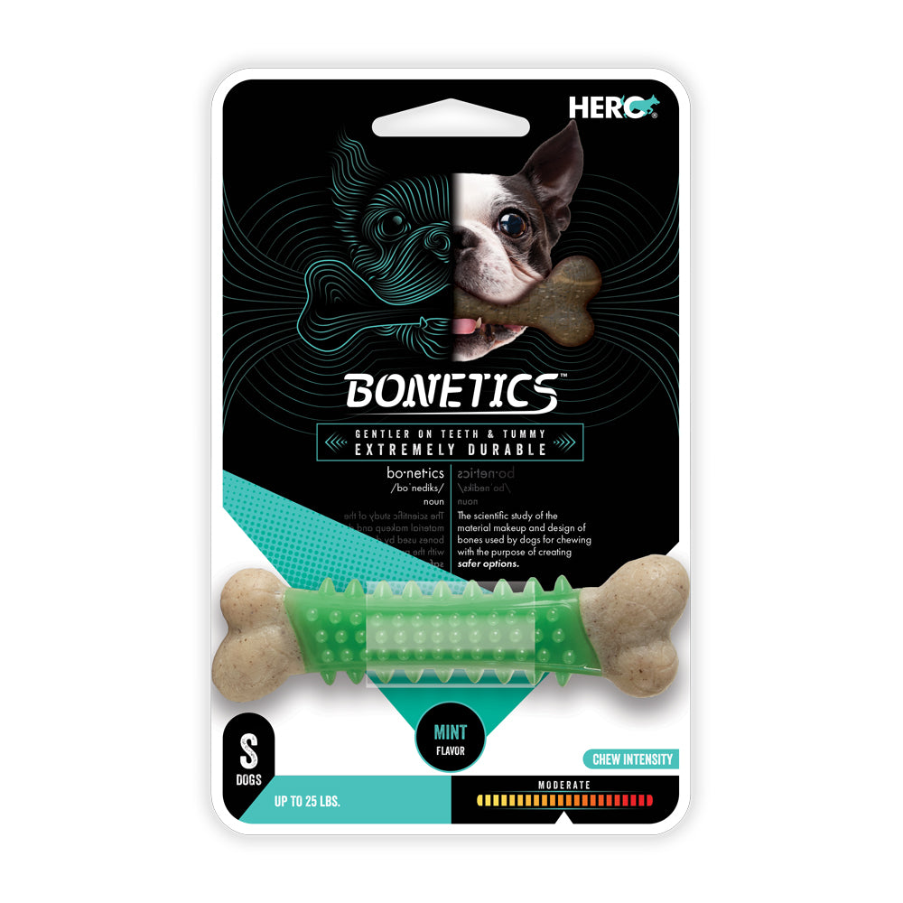 Hero Bonetics™ dental bone chew toy for small dogs